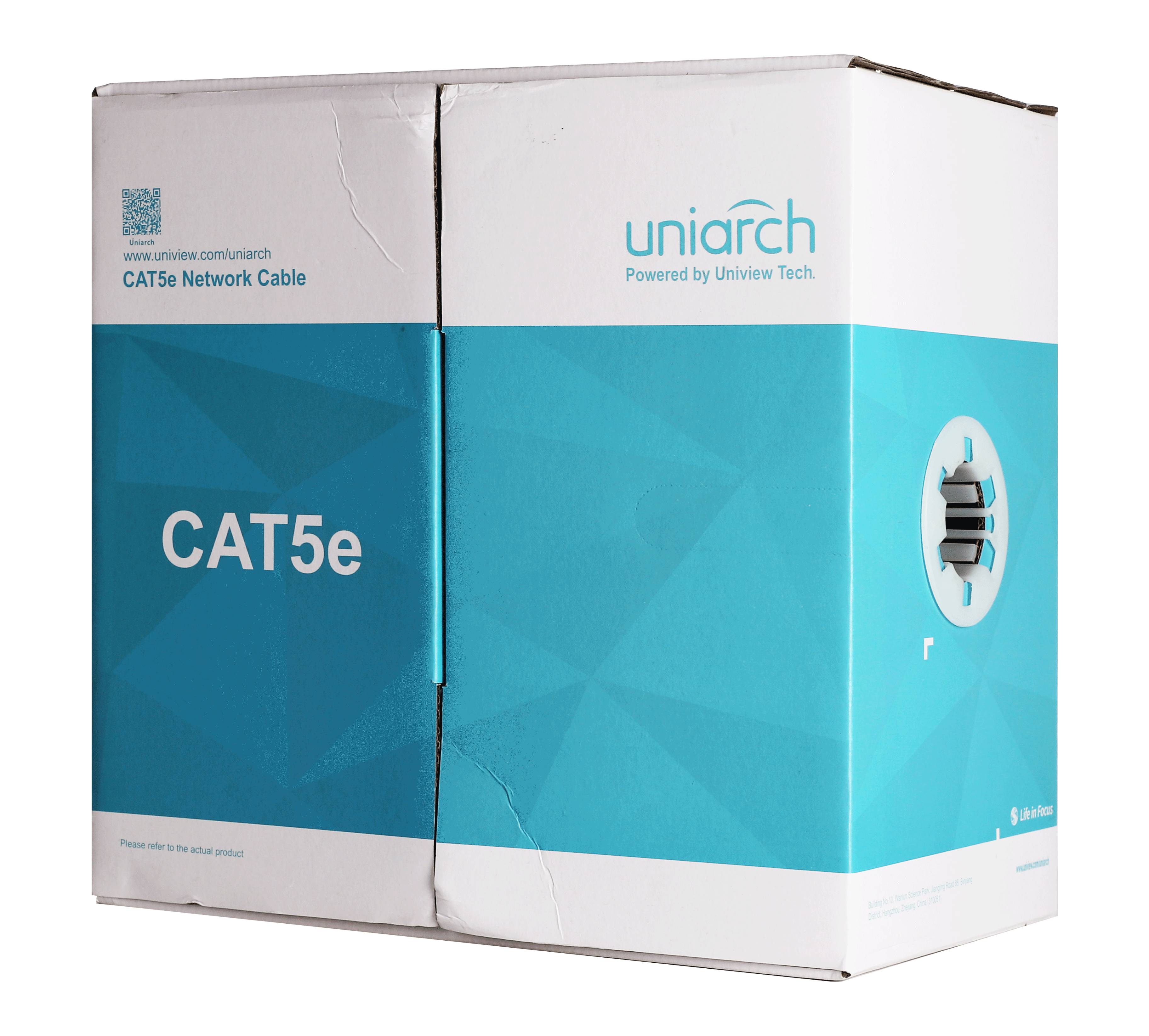 Cableado UTP Cat5e UNV (CAB-LC2100A-IN) Forro PVC Azul / 4 Pares Calibre 23 AWG / 100 Cobre / Uso Interior - Cableado UTP Cat5e UNV (CAB-LC2100A-IN) Forro PVC Azul / 4 Pares Calibre 23 AWG / 100 Cobre / Uso Interior -